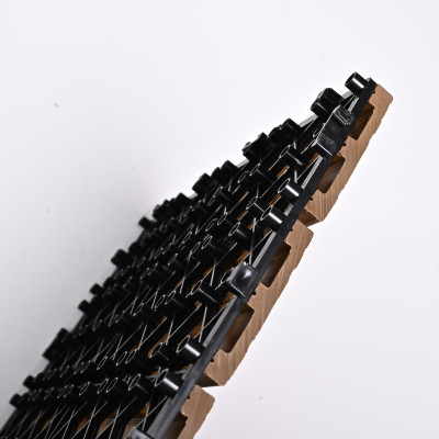 Садовая плитка ДПК 30x30 TEAK-BROWN SH-WPCOE-4H-11 - террасный паркет