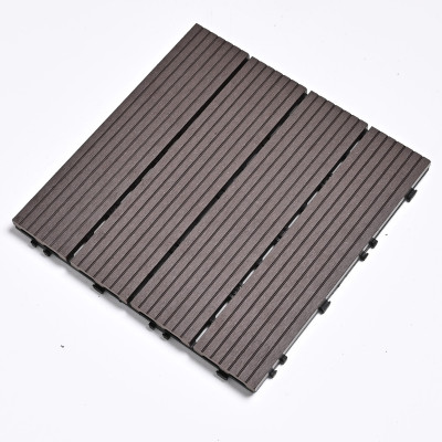 Садовая плитка ДПК 30x30 COFFEE SH-WPCSG-4H-10 - террасный паркет