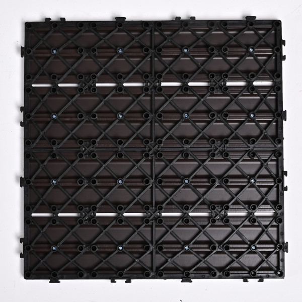 Садовая плитка ДПК 30x30 COFFEE SH-WPCSG-4H-10 , террасный паркет