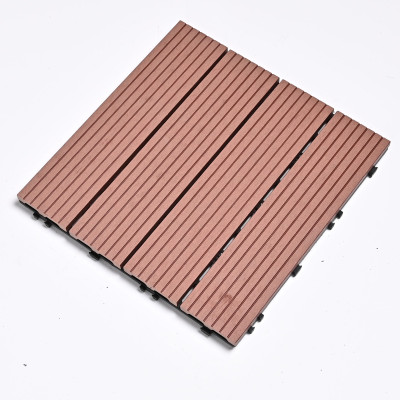 Садовая плитка ДПК 30x30 RED WOOD SH-WPCSG-4H-9 - террасный паркет