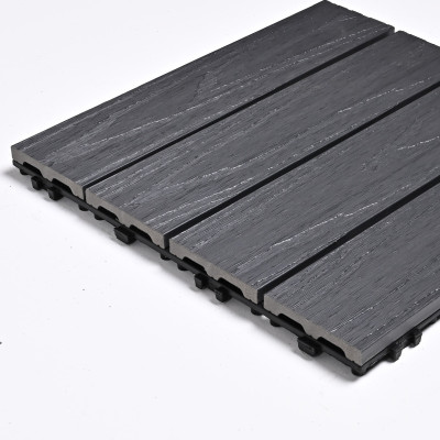 Садовая плитка ДПК 30x30 BLUE-GRAY SH-WPCOE-4H-8 - террасный паркет