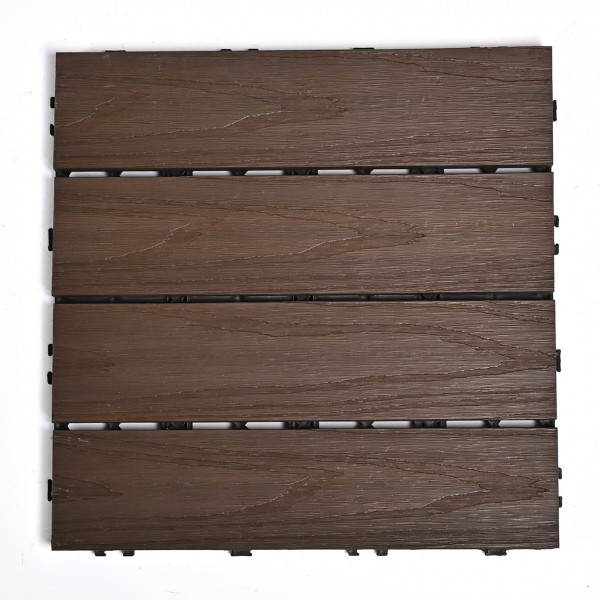 Садовая плитка ДПК 30x30 ROSEWOOD SH-WPCOE-4H-5 , террасный паркет