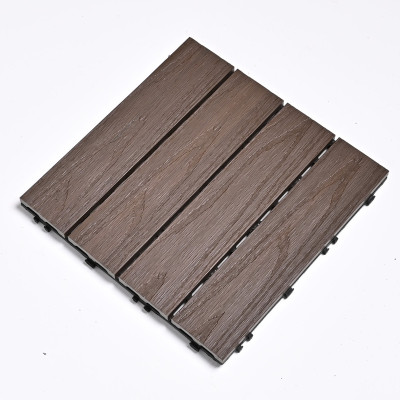 Садовая плитка ДПК 30x30 ROSEWOOD SH-WPCOE-4H-5 - террасный паркет