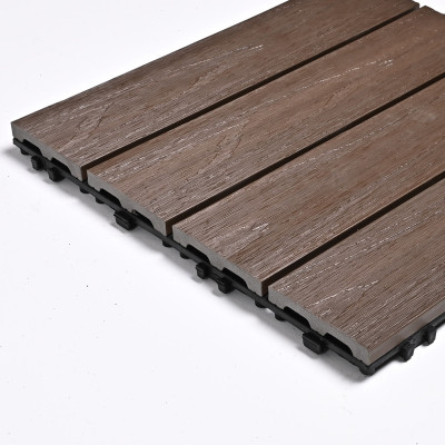 Садовая плитка ДПК 30x30 ROSEWOOD SH-WPCOE-4H-5 - террасный паркет