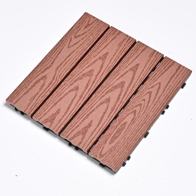 Садовая плитка ДПК 30x30 RED WOOD SH-WPC2D-4HC-4 - террасный паркет