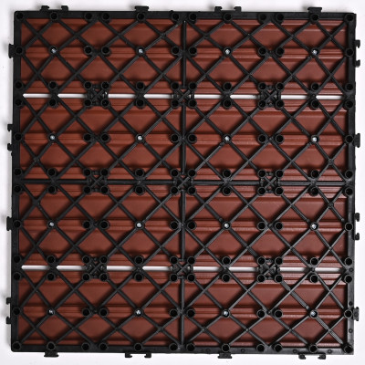 Садовая плитка ДПК 30x30 RED WOOD SH-WPC2D-4HC-4 - террасный паркет