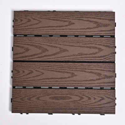 Садовая плитка ДПК 30x30 COFFEE SH-WPC2D-4HC-3 , террасный паркет