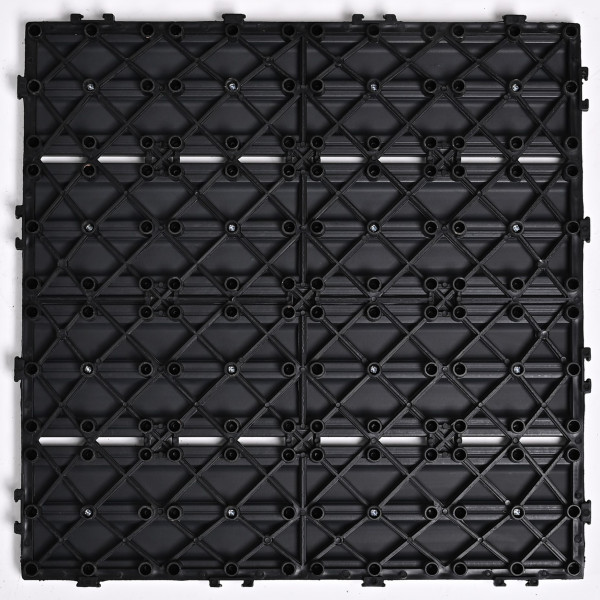 Садовая плитка ДПК 30x30 GREY SH-WPC2D-4HC-2 , террасный паркет