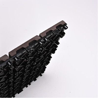 Садовая плитка ДПК 30x30 DARK COFFEE SH-WPC2D-4HC-1 - террасный паркет