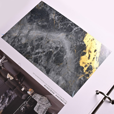 Стеновая панель CROWN CR13491-88 Синий Темпест Кварцит - 2800*1220*5 мм