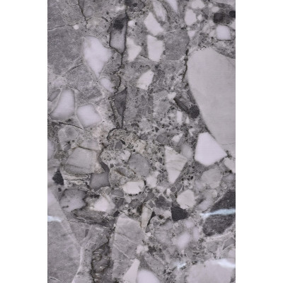 Стеновая панель CROWN CR13501-88 Мраморная Серая Брекчия - 2800*1220*5 мм