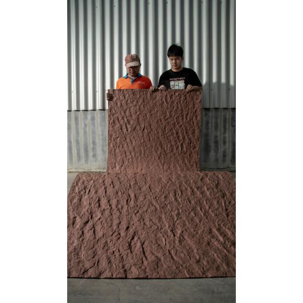 Гибкая керамическая панель KBS-P20261-RED Бордовый 3000-1150-6 мм