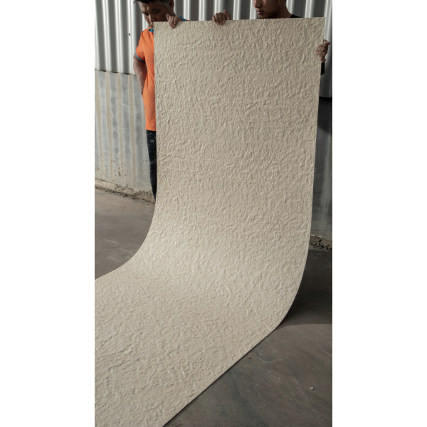 Гибкая керамическая панель KBS-P20263-OffWhite Молочный 2950-1120-4 мм