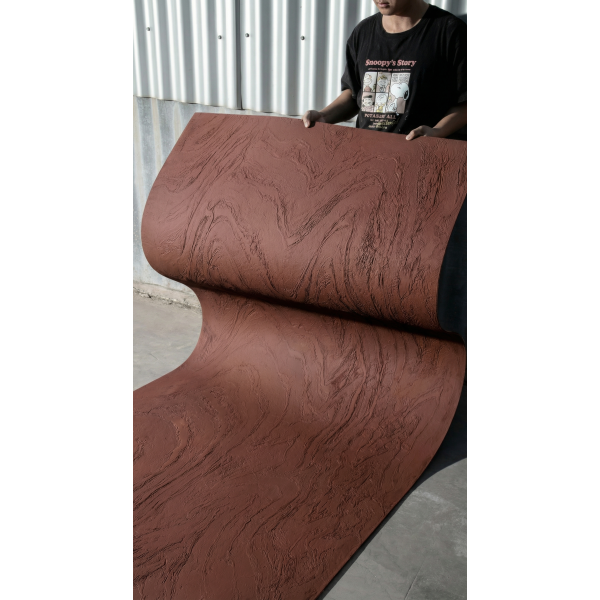 Гибкая керамическая панель KBS-P20268-Red Бордовый 2800-1200-3 мм