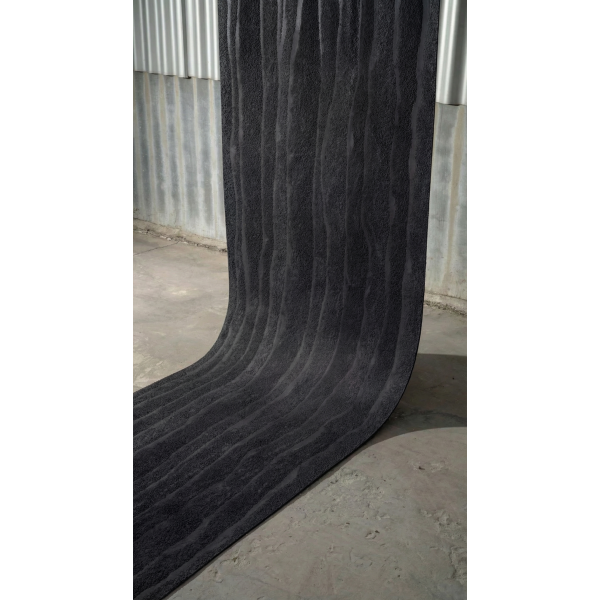 Гибкая керамическая панель KBS-P20272-Black Чёрный 3000-1200-3 мм