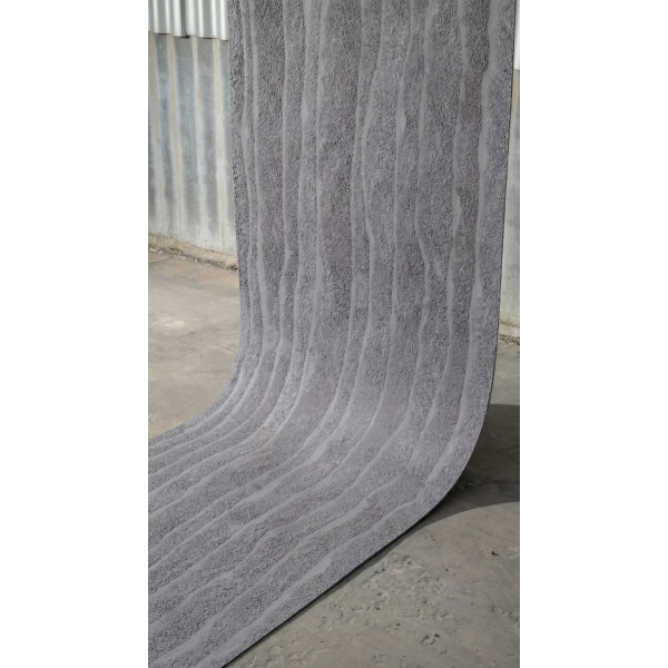 Гибкая керамическая панель KBS-P20272-LGray Серый 3000-1200-3 мм