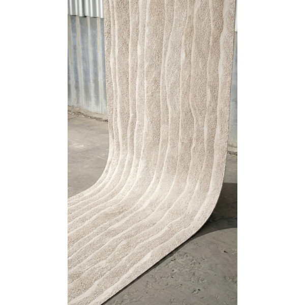 Гибкая керамическая панель KBS-P20272-OffWhite Молочный 3000-1200-3 мм