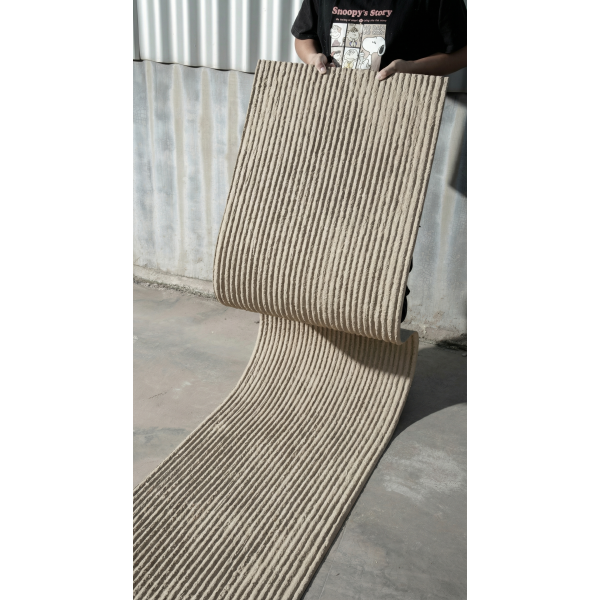 Гибкая керамическая панель KBS-P20273-OffWhite Молочный 3200-1200-7 мм