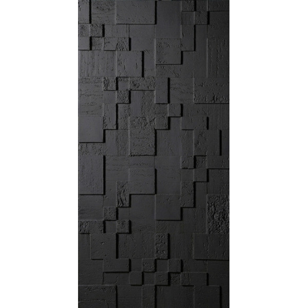 Гибкая керамическая панель KBS-P20295-Black Чёрный 600-1200-7 мм