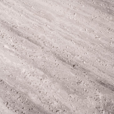 Гибкая керамическая панель Травертин 10-Striped-Gray 600-1200-3 мм