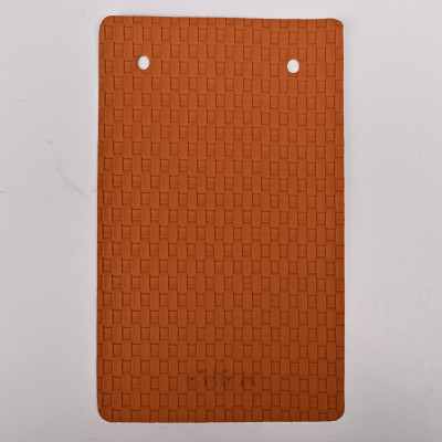 Стеновая панель CROWN 1210-15 Кожа Мандариновый - 2800-1220-5 мм