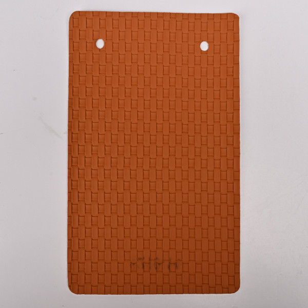 Стеновая панель CROWN 1210-15 Кожа Мандариновый - 2800-1220-5 мм