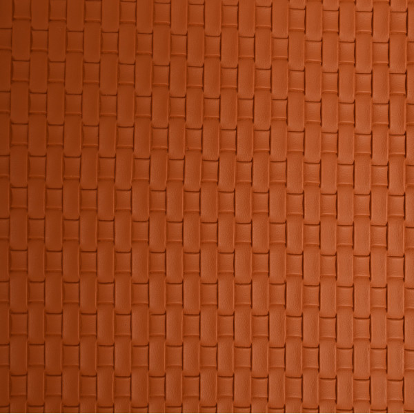 Стеновая панель CROWN 1210-15 Кожа Мандариновый - 2800-1220-5 мм