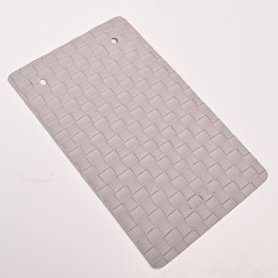 Стеновая панель CROWN 1212-12 Кожа Светло-серая - 2800-1220-5 мм