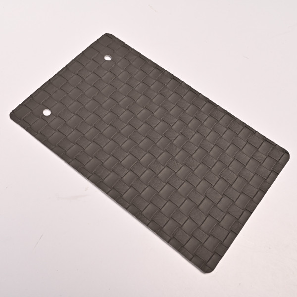 Стеновая панель CROWN 1212-8 Кожа Графитовый - 2800-1220-5 мм