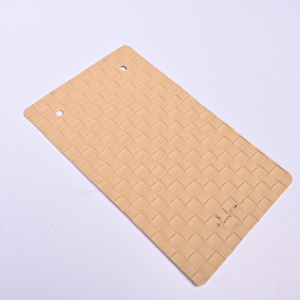 Стеновая панель CROWN 1212-9 Кожа Сливочный - 2800-1220-5 мм