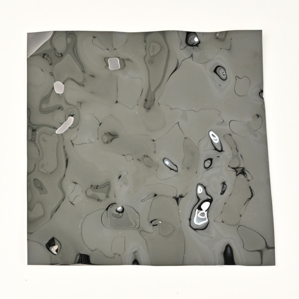 Декоративная нержавеющая сталь Водная рябь Middle Water Хром MTL14751  - 3000-1220-0.5 мм