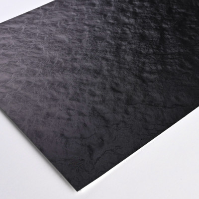 Стеновая панель PREMIUM WR-LM02 Фактурная чёрная сталь - 2800*1220*5 мм