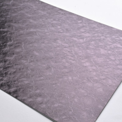 Стеновая панель PREMIUM WR-LM02 Фактурная чёрная сталь - 2800*1220*5 мм