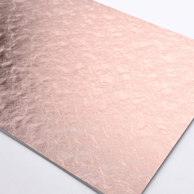 Стеновая панель PREMIUM WR-LM05 Фактурная тёмная бронза - 2800*1220*5 мм