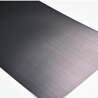 Стеновая панель PREMIUM WR-LS03 Грубошлифованный графитовый металл - 2800*1220*5 мм