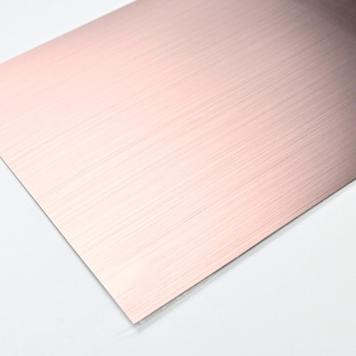 Стеновая панель PREMIUM WR-LS05 Грубошлифованная медь - 2800*1220*5 мм