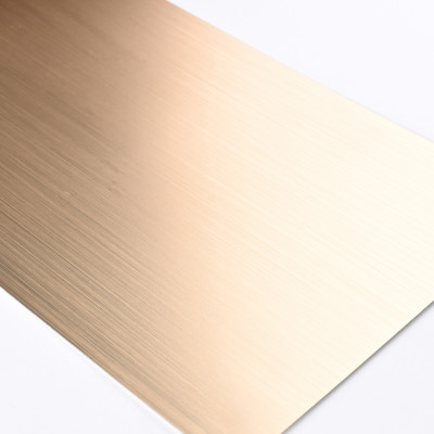 Стеновая панель PREMIUM WR-LS07 Грубошлифованная бронза - 2800*1220*5 мм