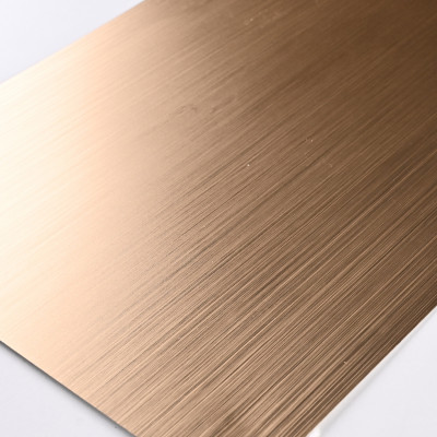 Стеновая панель PREMIUM WR-LS07 Грубошлифованная бронза - 2800*1220*5 мм