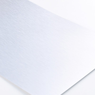 Стеновая панель PREMIUM WR-LX01 Среднешлифованный светлый алюминий - 2800*1220*5 мм