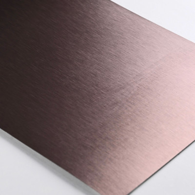 Стеновая панель PREMIUM WR-LX03 Среднешлифованная античная бронза - 2800*1220*5 мм