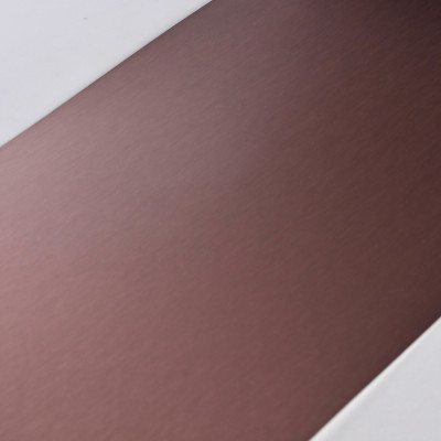 Стеновая панель PREMIUM WR-LX04 Среднешлифованная тёмная медь - 2800*1220*5 мм