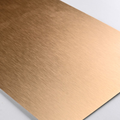 Стеновая панель PREMIUM WR-LX05 Среднешлифованная бронза - 2800*1220*5 мм