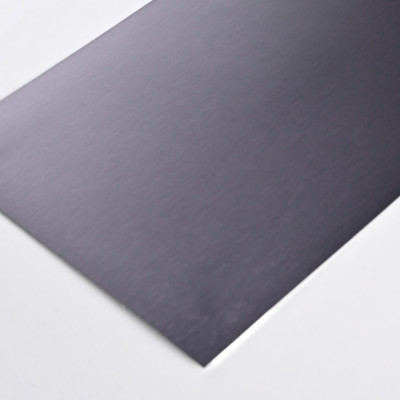 Стеновая панель PREMIUM WR-LX06 Среднешлифованный тёмный алюминий - 2800*1220*5 мм