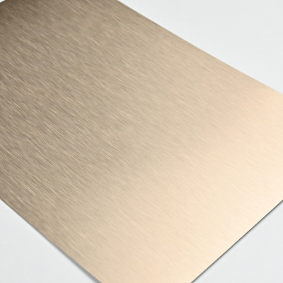 Стеновая панель PREMIUM WR-LX10 Среднешлифованная латунь - 2800*1220*5 мм