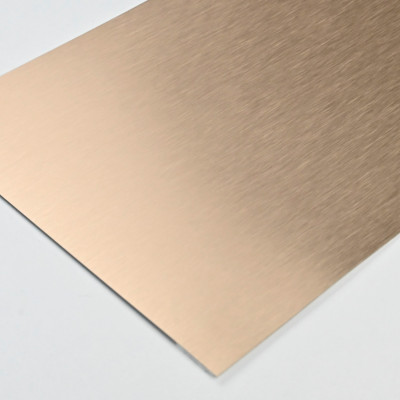 Стеновая панель PREMIUM WR-LX10 Среднешлифованная латунь - 2800*1220*5 мм