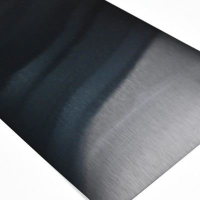 Стеновая панель PREMIUM WR-MDF04 Мелкошлифованный металл чёрный - 2800*1220*5 мм