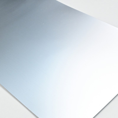 Стеновая панель PREMIUM WR-MDF06 Мелкошлифованный светлый алюминий - 2800*1220*5 мм