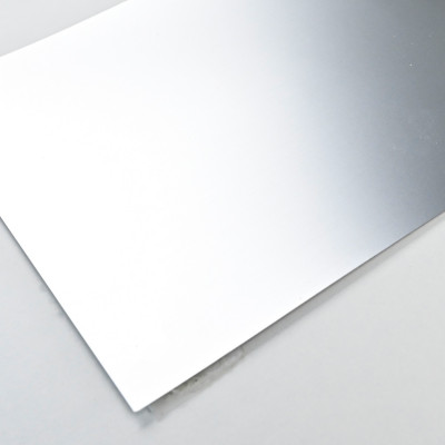 Стеновая панель PREMIUM WR-MDF06 Мелкошлифованный светлый алюминий - 2800*1220*5 мм