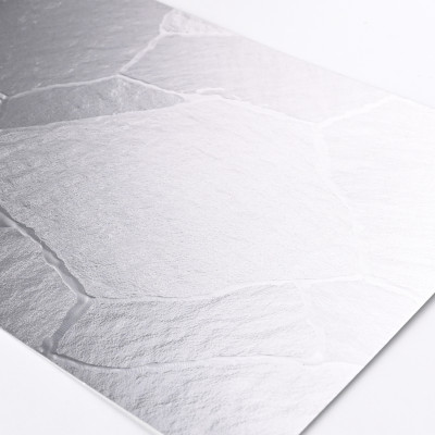 Стеновая панель PREMIUM WR-SSP01 Фактурный хром - 2800*1220*5 мм