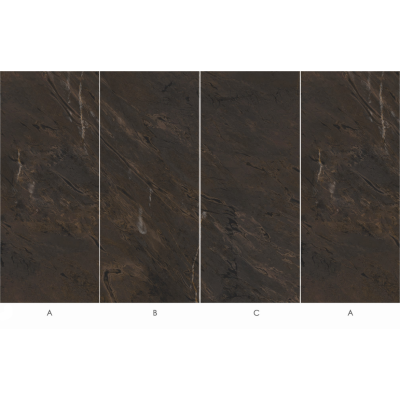 Стеновая панель CROWN Широкоформатная 80023P Мрамор Эмперадор Дарк - 2800-1220-5 мм